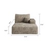 MAYEERTY 37.4" Sofa Ottoman Camel - 37.4", Corduroy, Foot Rest, No Assembly, for Living Room/Bedroom - 4 of 4