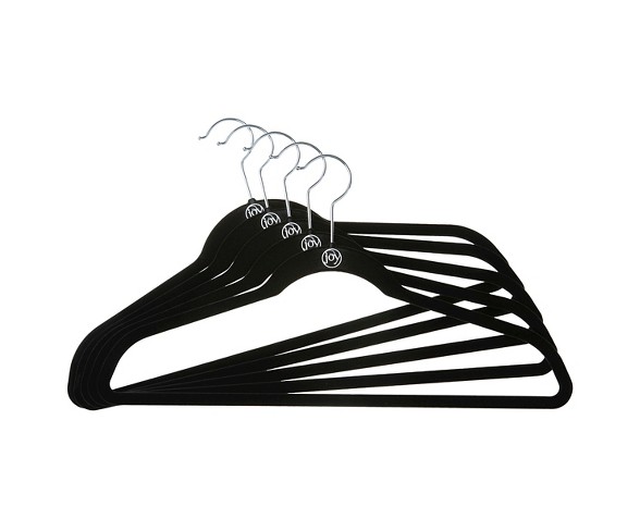 Huggable Hangers 5pc Suit Hangers - Black