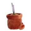 Aurora Mini Holland Potted Tulip Palm Pals Adorable Stuffed Animal Brown 5" - 3 of 4