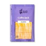 Colby Jack Deli Sliced Cheese - 8oz/12 slices - Good & Gather™