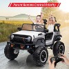 24V Kids Ride on Truck with Remote Control, 4 Motors&7Ah Battery,2 Seater Electric Ride Toy for Kids 3+, withLight,Music,Various Speeds - 2 of 4