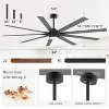 Airsurfer Ceiling Fan with Integrated LED Light and Remote Control, 84 inch Ceiling Fan with Reversible DC Motor Ceiling Fan for Large Room - 3 of 4