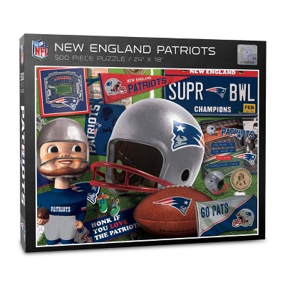 NFL New England Patriots 500pc Retro Series Puzzle