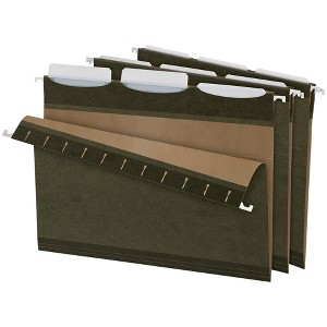 Pendaflex Ready-Tab Reinforced Hanging File Folders, Letter Size, 1/3 Cut Tabs, Standard Green, Pack of 25 - 1 of 1