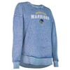 NBA Golden State Warriors Women's Burnout Crew Neck Fleece Sweatshirt - 3 of 4