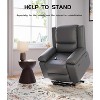 Power Lift Recliner Chair - Heat and Massage, Adjustable Back and Legs, Designed for The Elderly and People with Mobility Impaired - 4 of 4