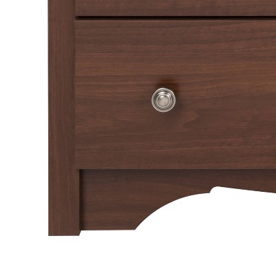 Cherry Monterey Double Dresser with 8 Deep Drawers and Roller System