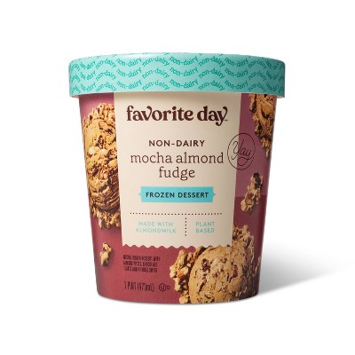 Non-Dairy Plant Based Mocha Almond Fudge Frozen Dessert - 16oz - Favorite Day™