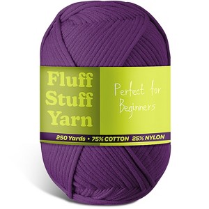 Hearth & Harbor Soft Yarn for Crocheting - Crochet & Knitting Yarn, 250 Yards Amigurumi Yarn, Cotton-Nylon Blend, Worsted Weight Yarn 4 - 1 of 4