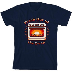 "Fresh Out Of The Oven" Youth Crew Neck Short Sleeve Tee - 1 of 2