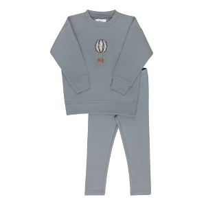 Aurora Classics - 2-Piece Toddler French Terry Lounge Set - Hot Air Balloon Collection - 1 of 1