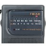 Supersonic® Portable AM/FM Band Radio with Wrist Strap, SC-1105 in Black - 2 of 3
