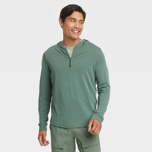 Merino wool hoodie on sale men