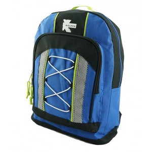 K-Cliffs 15" Student Backpack Lightweight Bungee School Bookbag Unisex Travel Hiking Daypack - 1 of 4