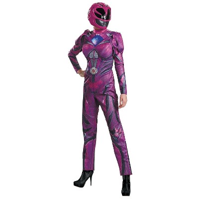 Women's Deluxe Pink Ranger Costume - Small