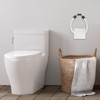 Unique Bargains  Jute Rope Wall-Mounted Toilet Paper Holder with Metal Hook - 4 of 4