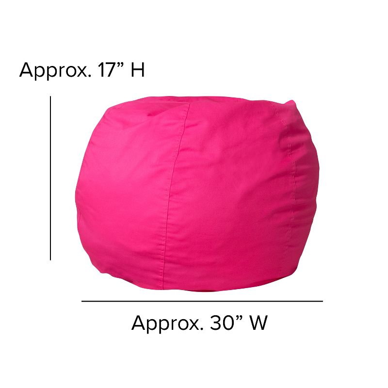 Emma and Oliver Small Bean Bag Chair for Kids and Teens, 6 of 10