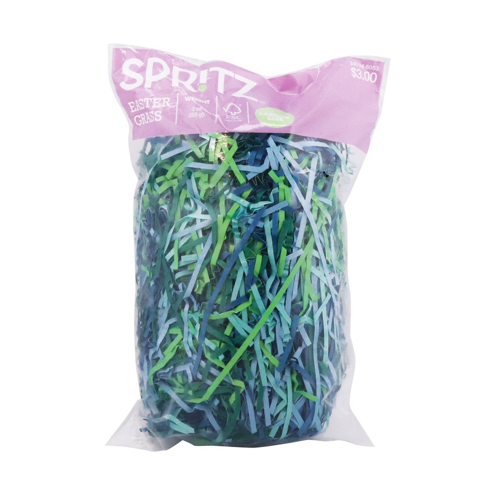 3oz Crinkle Easter Grass Cool Color Mix - Spritz