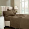 Cotton Blend Solid Deep Pocket Luxury Bed Sheet Set by Blue Nile Mills - 2 of 4