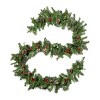 Christopher Knight Home Atticus 9’X10’’ Glitter Bristle Mixed Garland with Warm WhiteLights (Set of 2) - 4 of 4