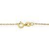 Haus of Brilliance 10K Yellow Gold Plated Silver Diamond Accent Cross Pendant Necklace - 3 of 4