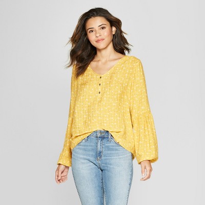 target yellow blouse