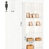 Gulches 70.9" Modern Bookcase, 12-Cube Storage Bookshelf - 2 of 4
