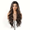 Jessie's Wig 26 Inch Wavy Wig Synthetic Wig Hight Brown 1 Pc/Pack - 3 of 4