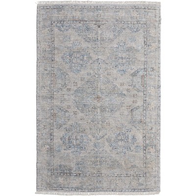 Caldwell Transitional Oriental Blue/Gray/Taupe Area Rug