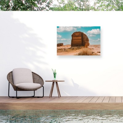 Trademark Fine Art - Khaled Qasr Alfarid U Omop Matted Framed Art