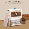 Kozyard Foldable Storage Bins with Lids Stackable Storage Bins with Door Wheel for Bedroom Living Room Closet Laundry - 4 of 4