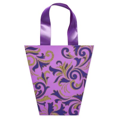 purple gift bags