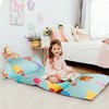 Butterfly Craze Butterfly Craze Floor Pillow Case, Mattress Bed Lounger Cover, Cars Blue, Queen Size - for Kids & Adults - 2 of 4