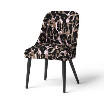 Leopard Neutral Upholstered Task and Office Chair - DVF for Target