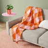 Cozy Woven Check Throw pink/orange - Room Essentials™ - 2 of 4