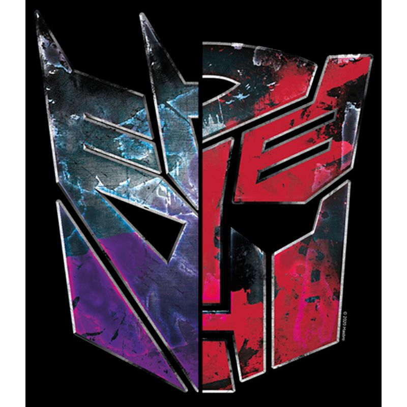 Boy's Transformers Split Bot Logo T-Shirt, 2 of 6