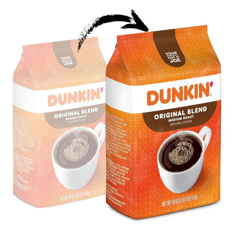 Dunkin' Original Blend Ground Coffee Medium Roast, 3 of 14