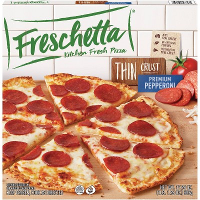 Freschetta Thin Crust Pepperoni Frozen Pizza - 17.96oz
