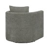 NicBex Swivel Barrel Chair with Back Cushion Accent Chair, Modern Luxury Living Room Chair Comfy Chair for Office, Bedroom - 3 of 4