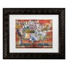 Trademark Fine Art Masters Fine Art USA License Plate on Colorful Wood Matted Framed Art - 2 of 4