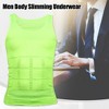 Unique Bargains Men Body Slimming Tummy Shaper Underwear Stretch Shapewear Waist Girdle Shirt Nylon - 2 of 4