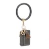 MKF Collection Jordyn Vegan Leather Bracelet Keychain with a Credit Card Holder by Mia K - 2 of 4