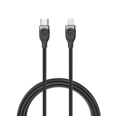 MyBat Pro MFi USB-C to Lightning Sync Cable - 4 FT - Black