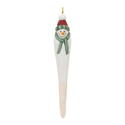 Melrose Snowman Drop Ornament (Set of 12)