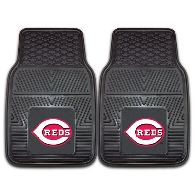 MLB Cincinnati Reds Vinyl Car Mat Set - 2pc