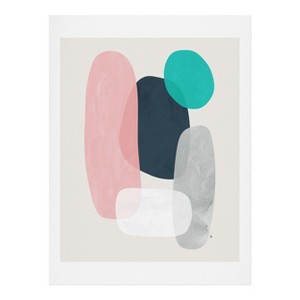 11" x 14" Tracie Andrews Enyo Wall Art Print Pink - society6: Modern Geometric Unframed Decor - 1 of 4