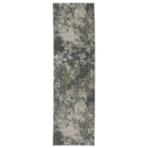 Oriental Weavers Alton 531L9 Teal/ Grey Indoor Area Rug - 2'3" x 7'6" - 1 of 4