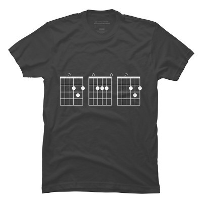 Men's Design By Humans Rocking Dad Guitar Chords By HoangCathrine T-Shirt