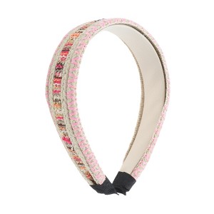 Unique Bargains Women's Colorful Yarn Headband 1 Pc - 1 of 4