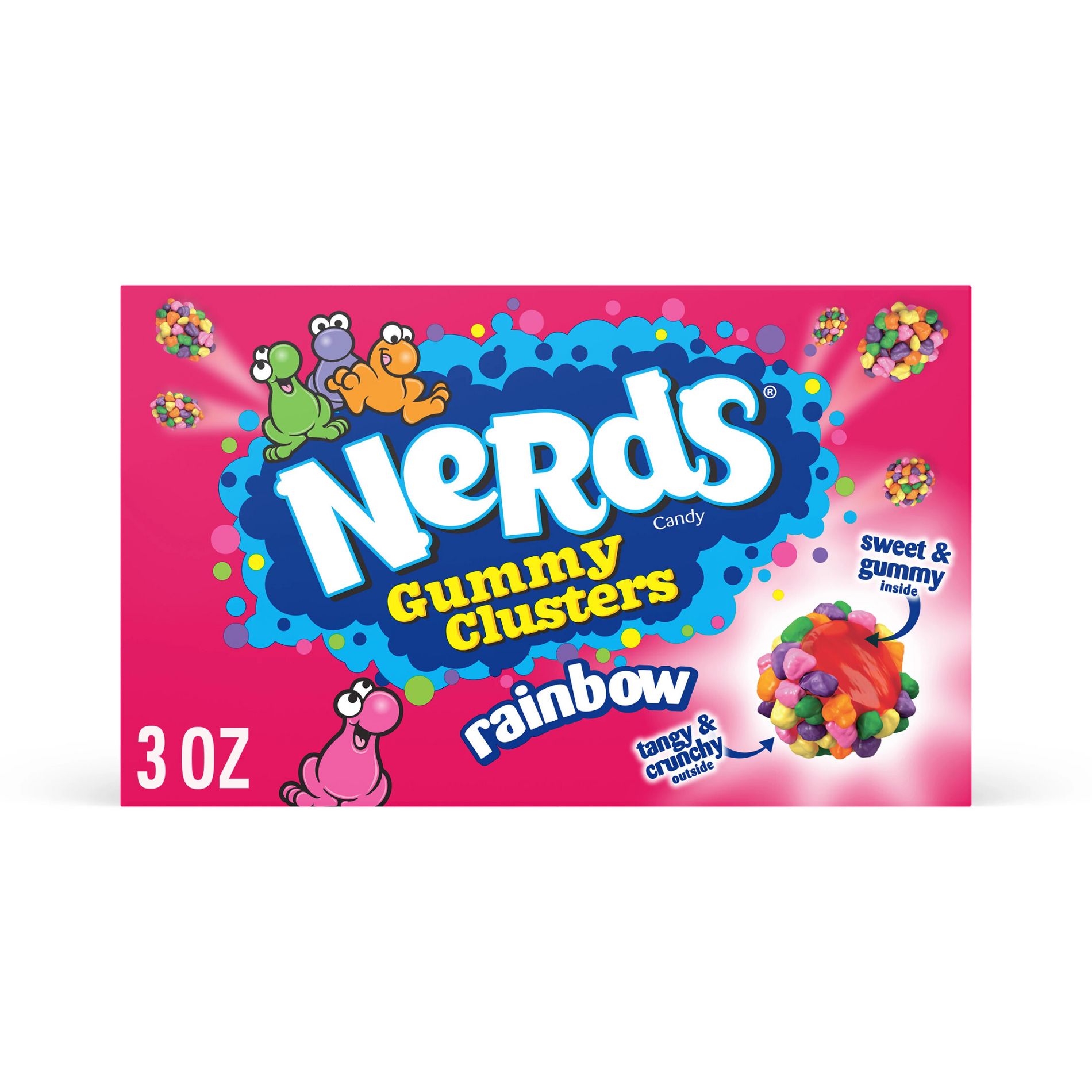 Nerds Gummy Clusters Theater Box Original Candy - 3oz